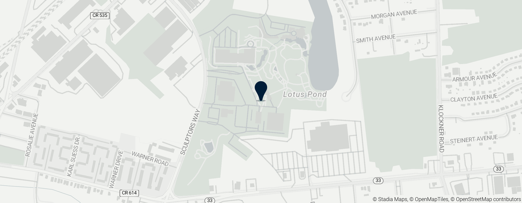 Map of Grounds for Sculpture