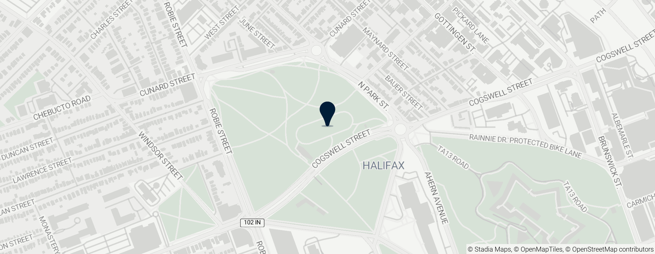 Map of Emera Oval Facility