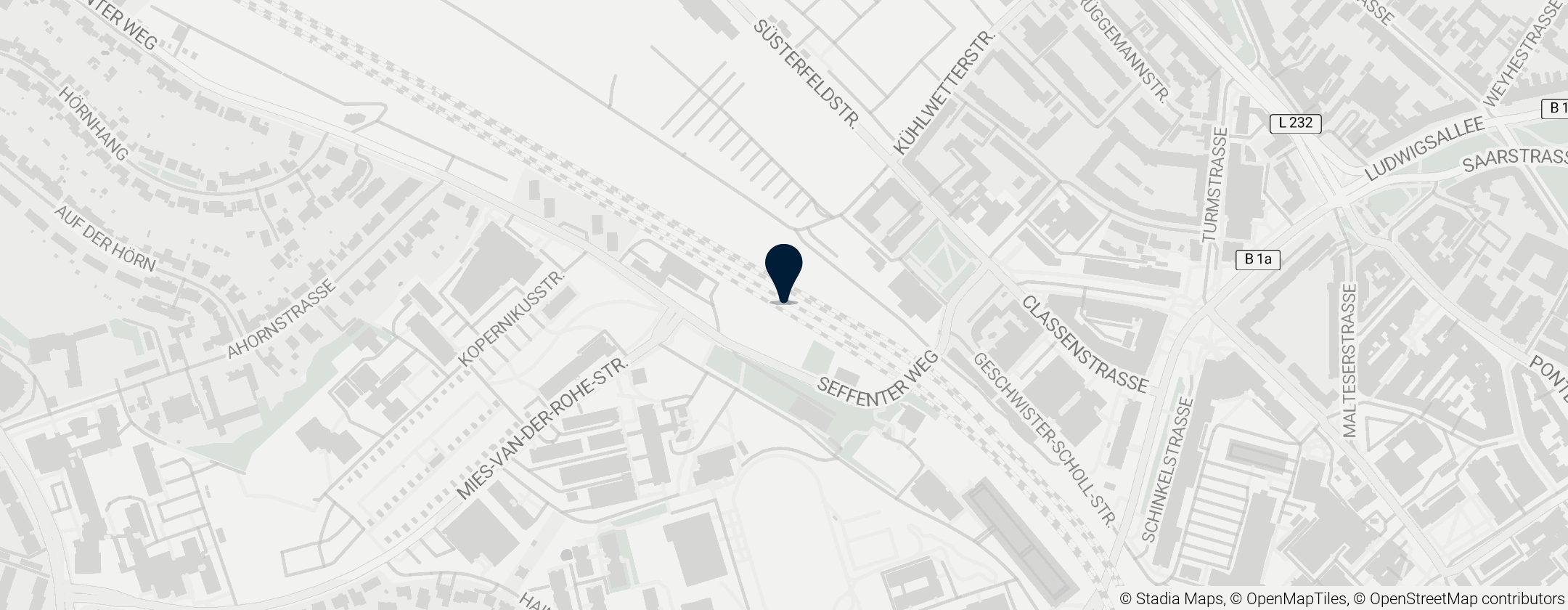 Map of Gare d'Aix-la-Chapelle-Ouest