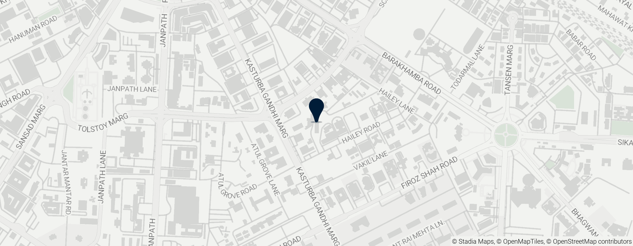 Map of Agrasen Ki Baoli