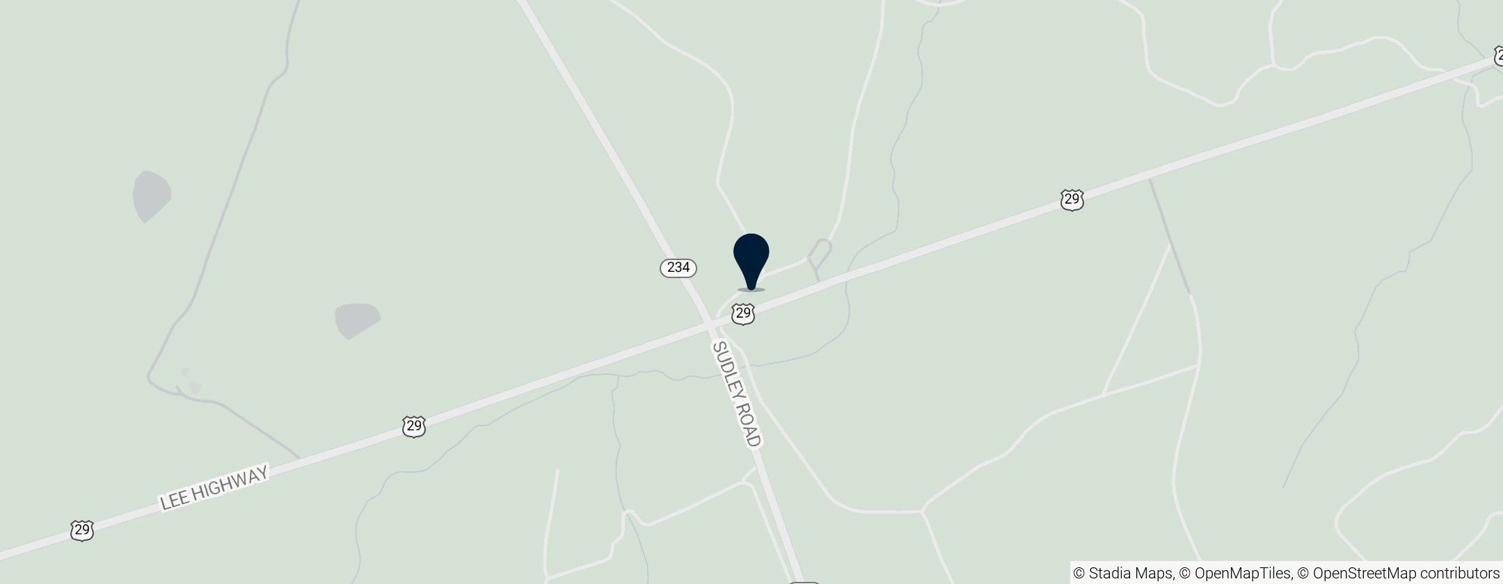 Map of The Stone House, Manassas National Battlefield Park