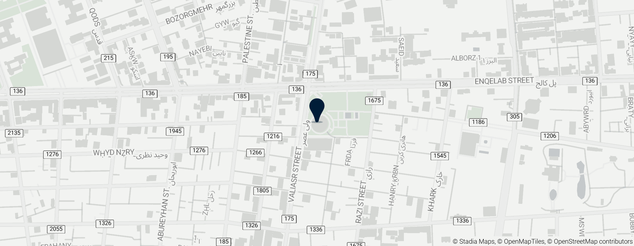 Map of Stadttheater Teheran