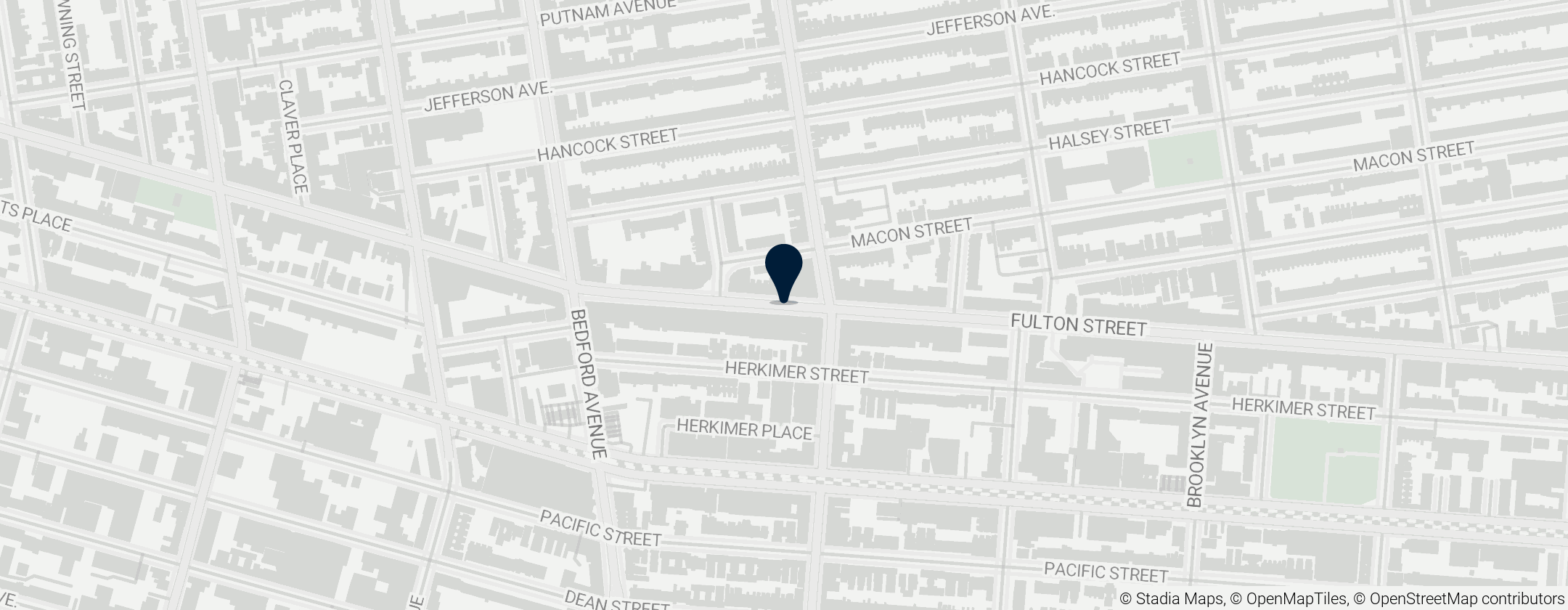 Map of Avenida Nostrand