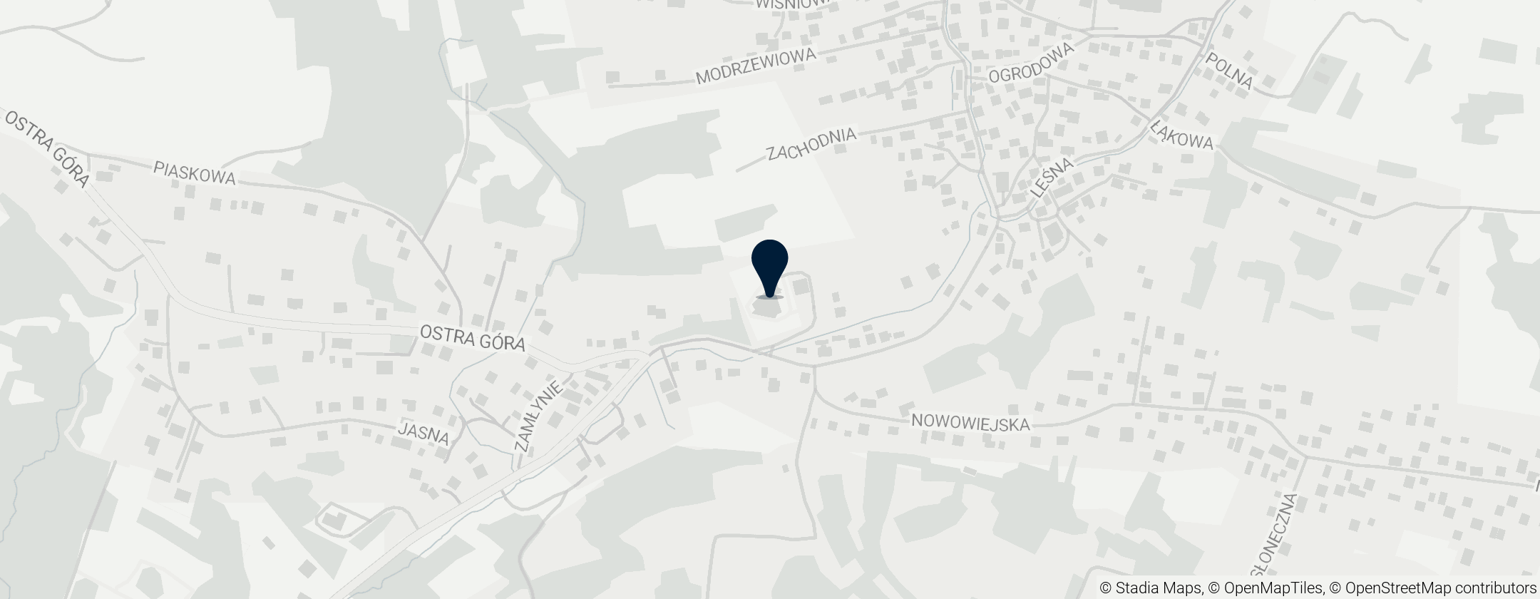 Map of Kościół pw. Podwyższenia Krzyża Świętego w Psarach