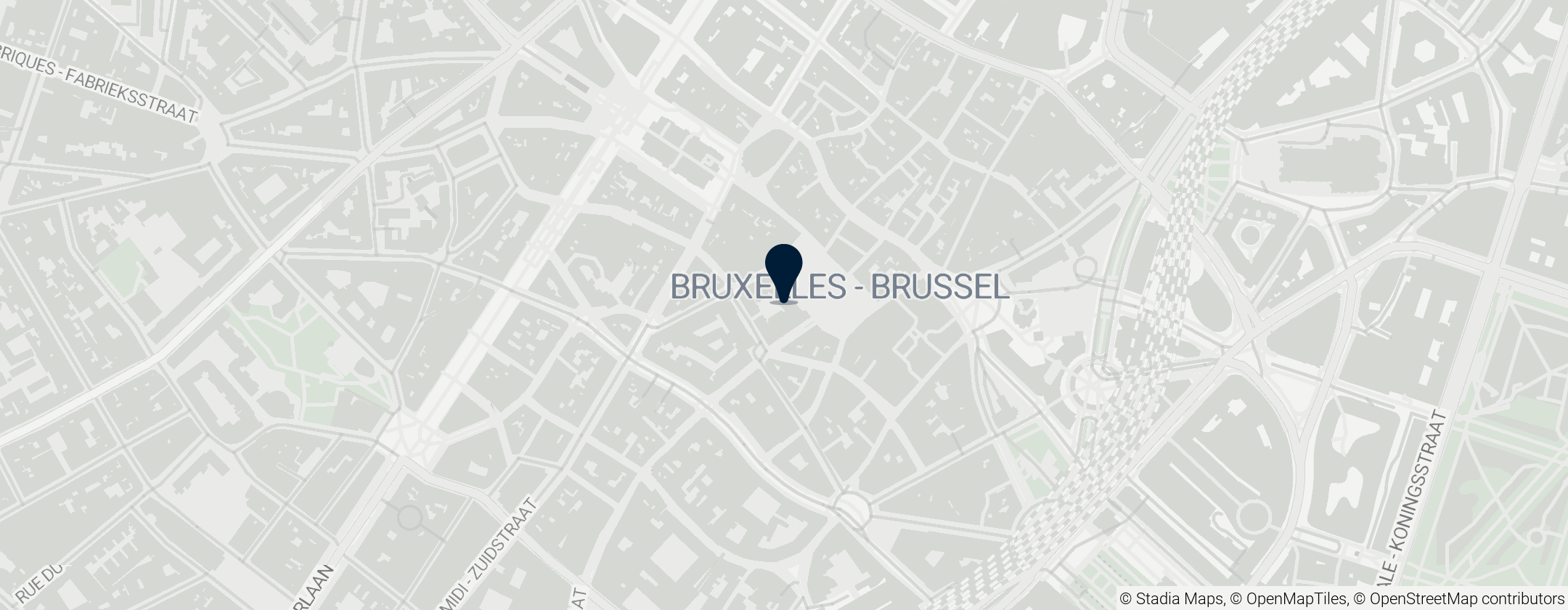 Map of 브뤼셀시청