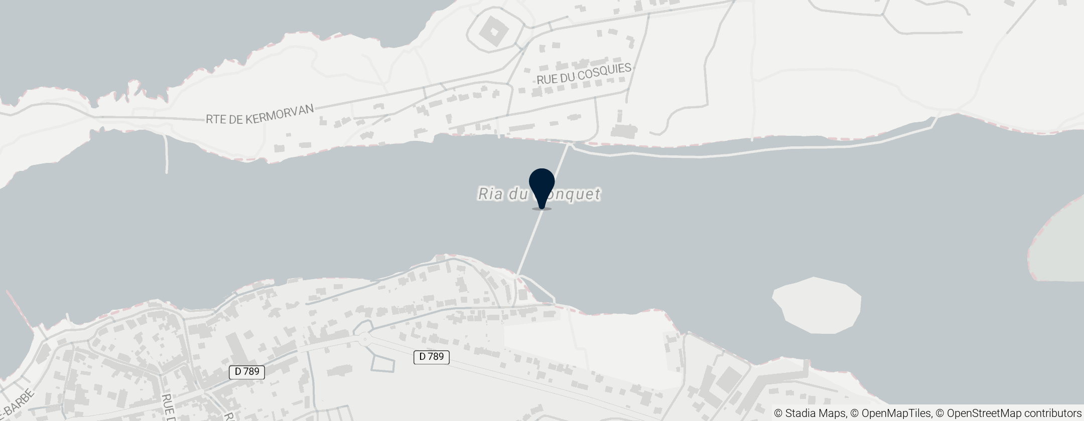 Map of Passerelle du Croaë