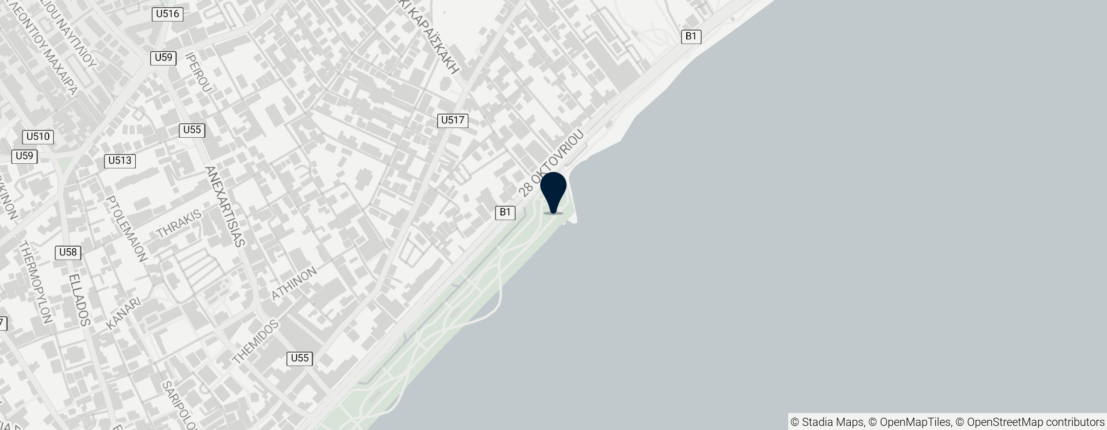 Map of Limassol Promenade