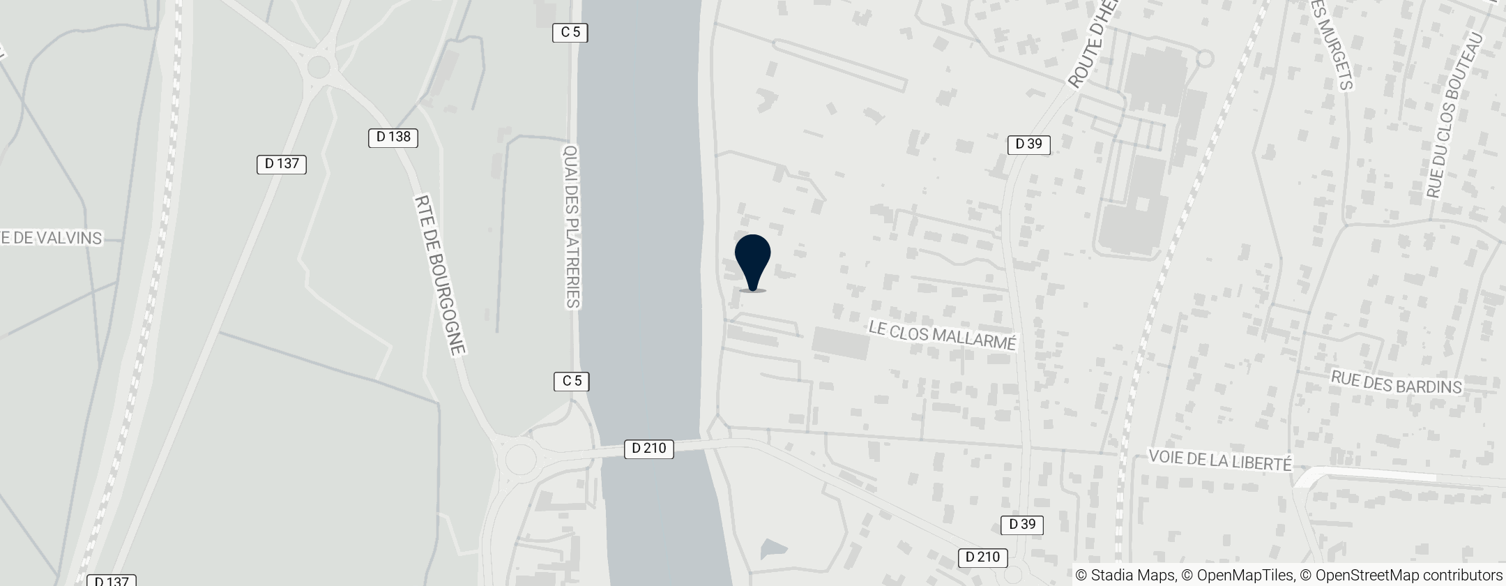 Map of Musée Stéphane-Mallarmé