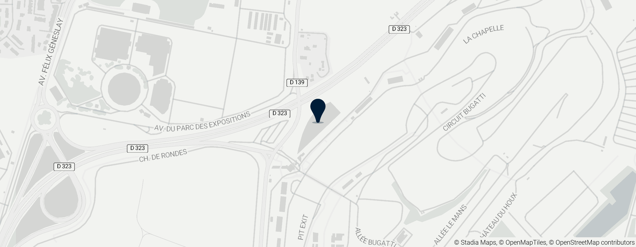 Map of Musée des 24 Heures du Mans