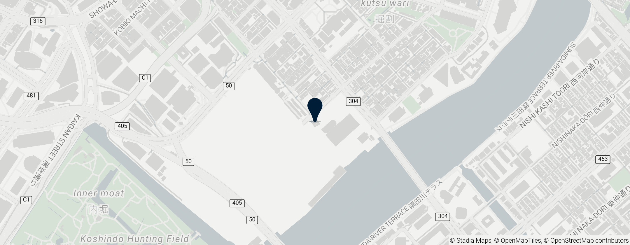 Map of Namiyoke Inari Shrine