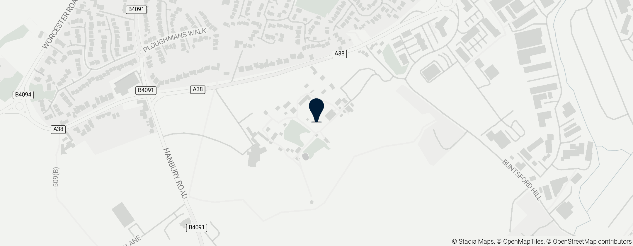 Map of Avoncroft Museum of Buildings