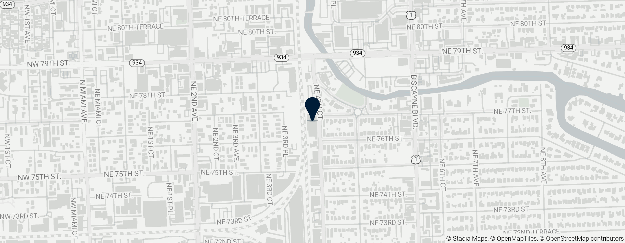 Map of Miami Ironside