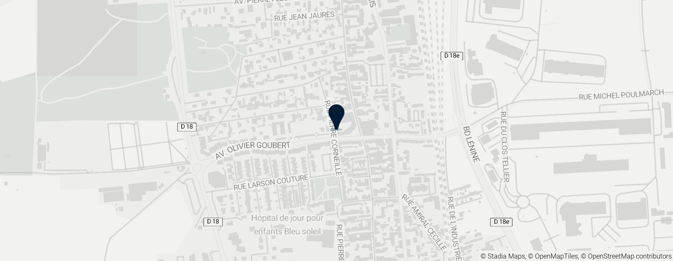 Map of Saint-Étienne-du-Rouvray Carnot