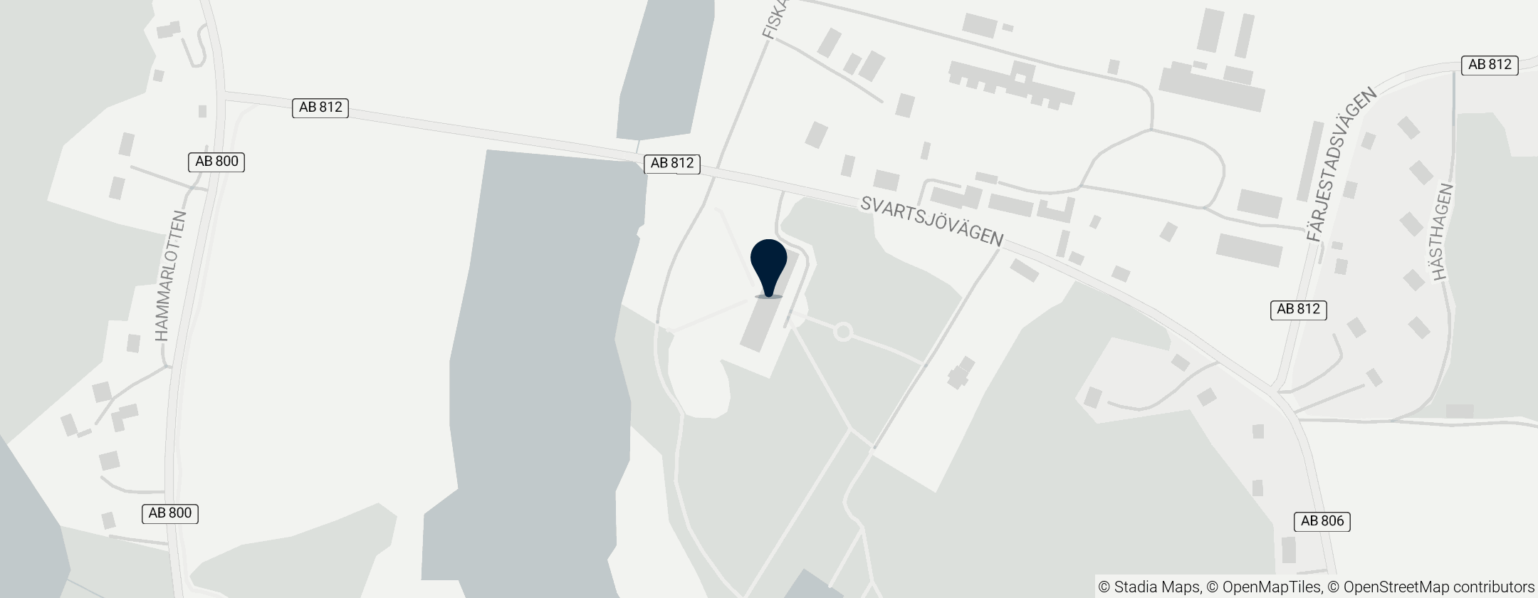 Map of Svartsjö Palace