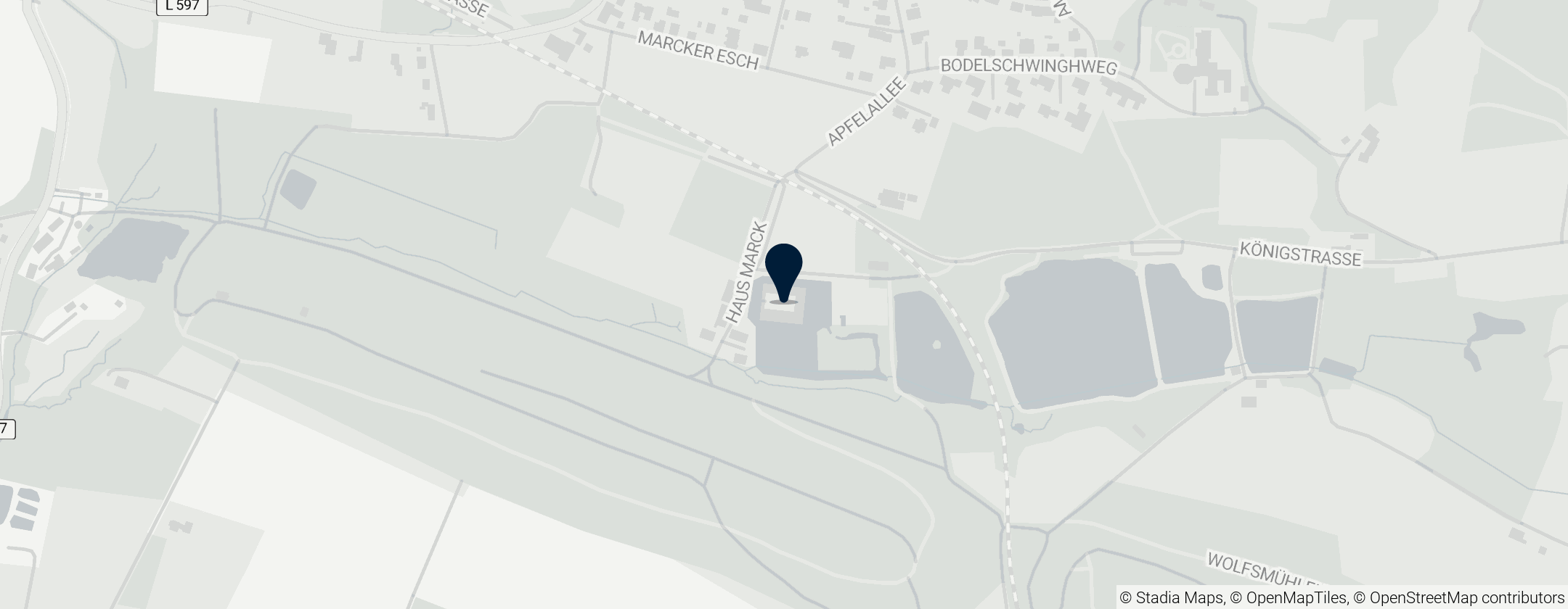 Map of Wasserschloss Haus Marck