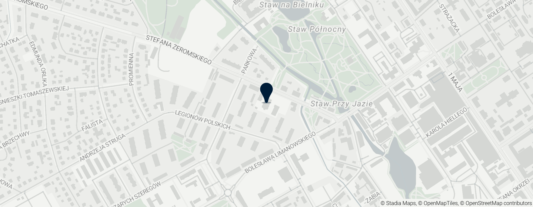 Map of Kościół Wniebowstąpienia Pańskiego w Żyrardowie