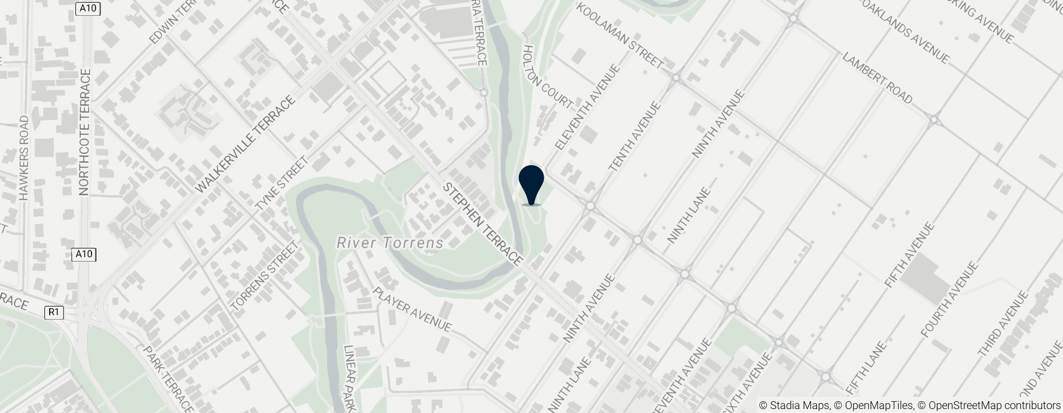 Map of Dunstan Adventure Playground