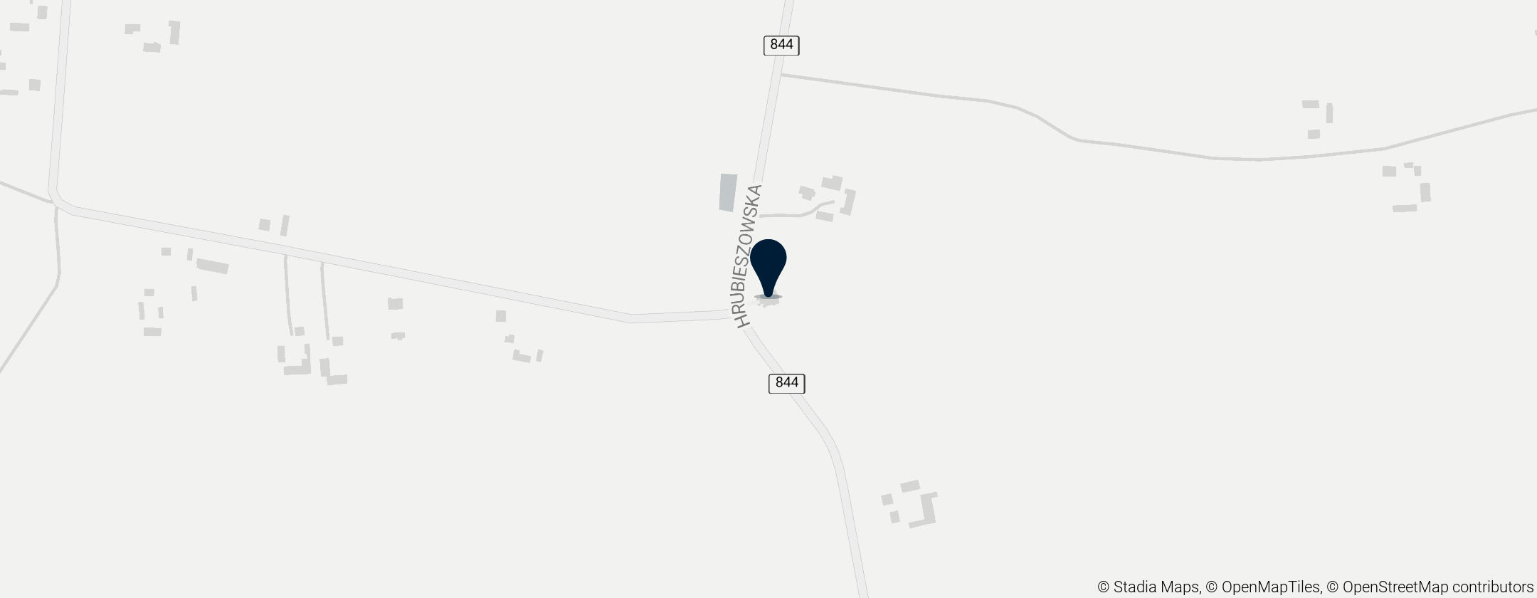 Map of Kościół Matki Boskiej Królowej Polski w Modryniu