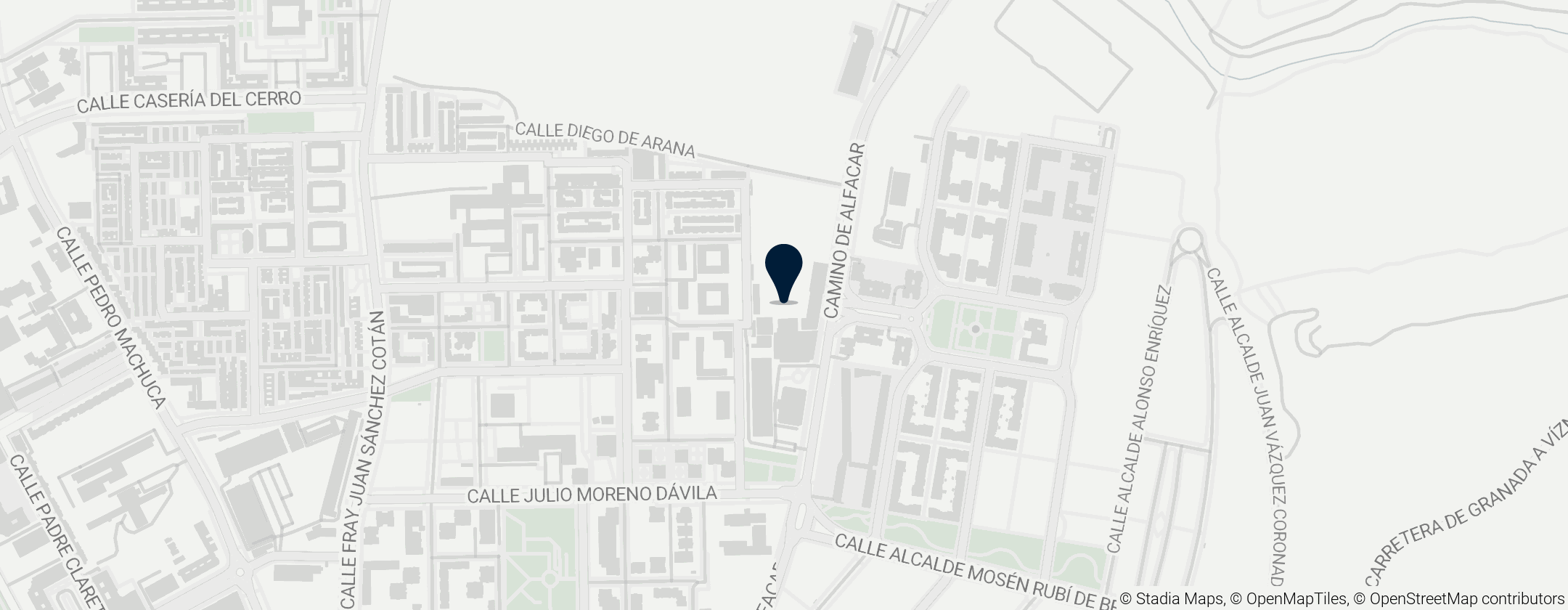 Map of Facultad de Ciencias del Deporte