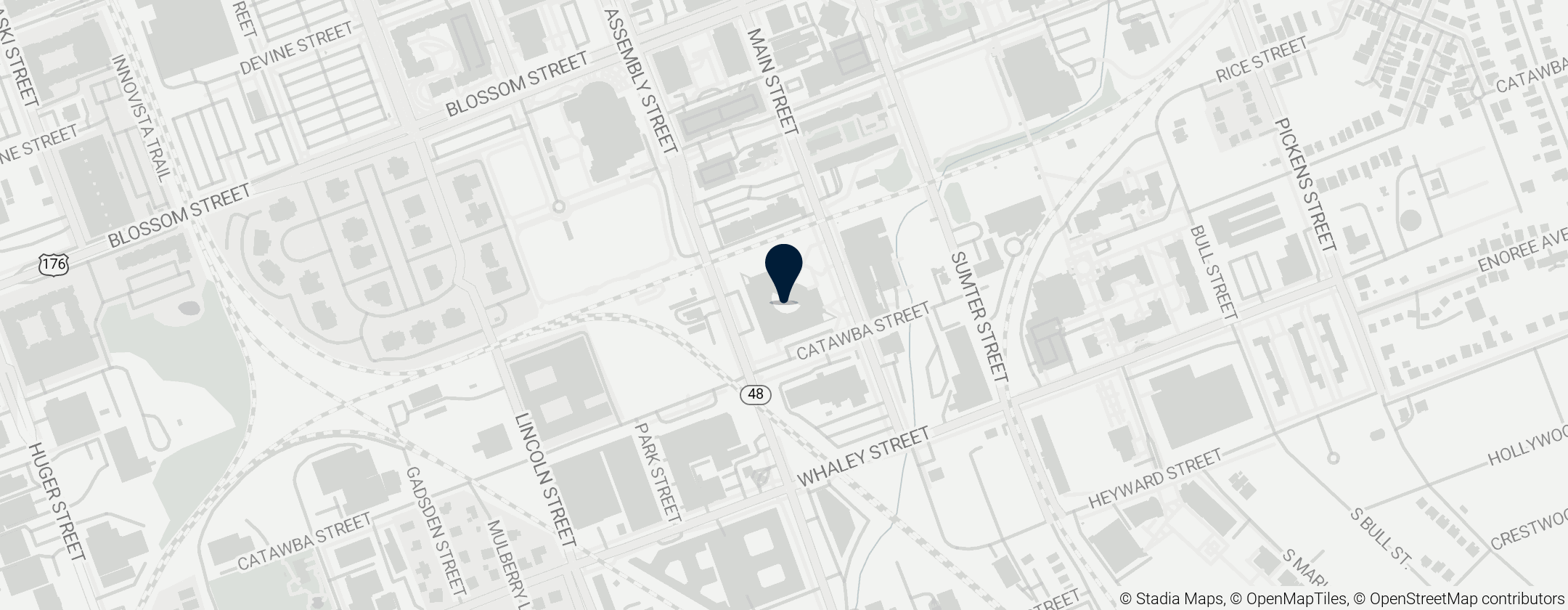 Map of Swearingen Engineering Center