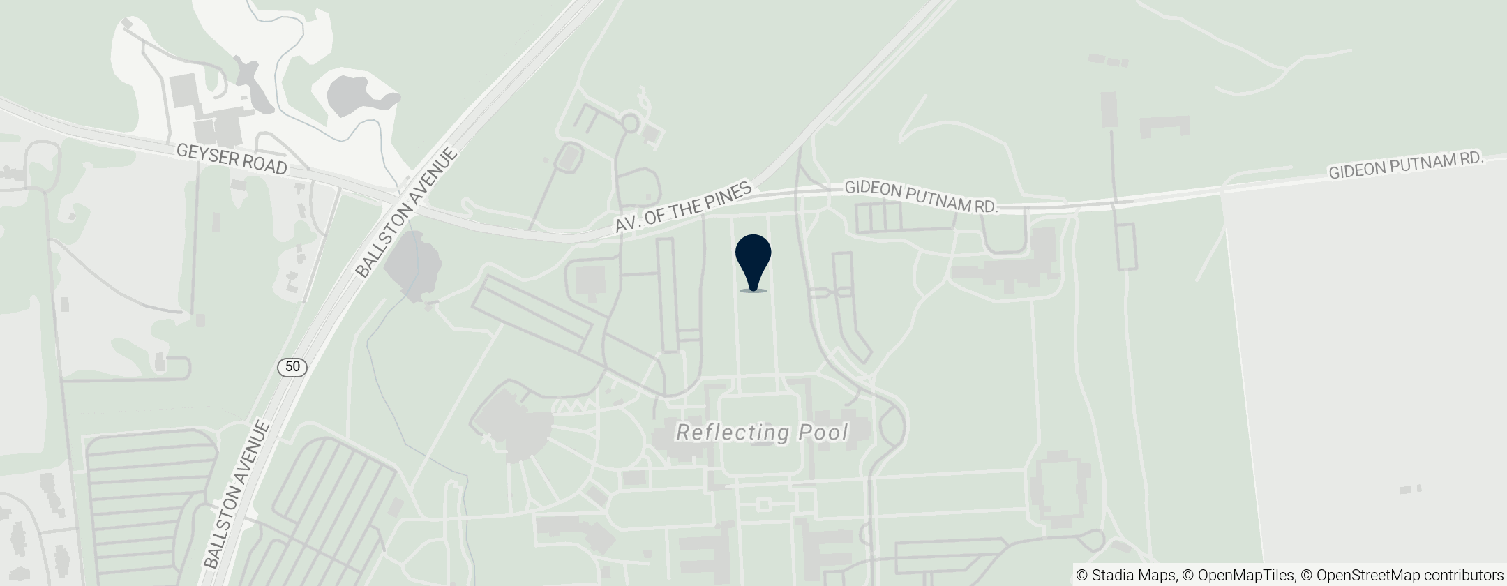 Map of Saratoga Spa State Park