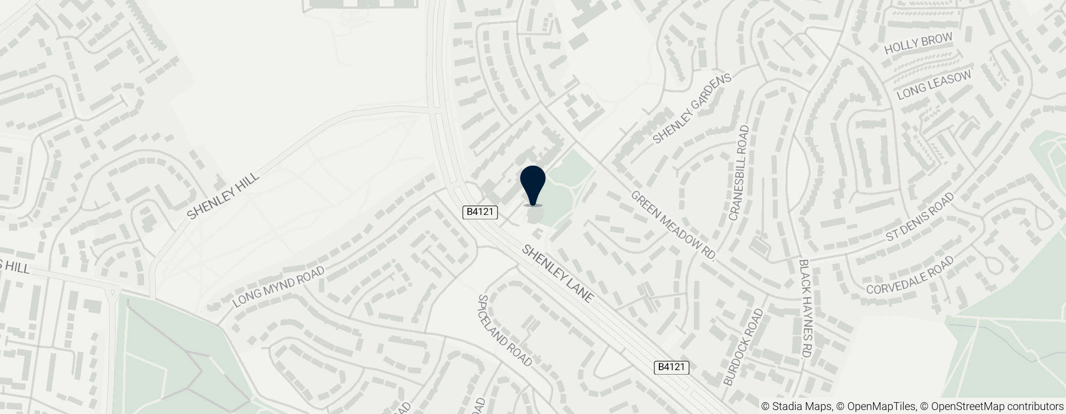 Map of St David's Church and Hall