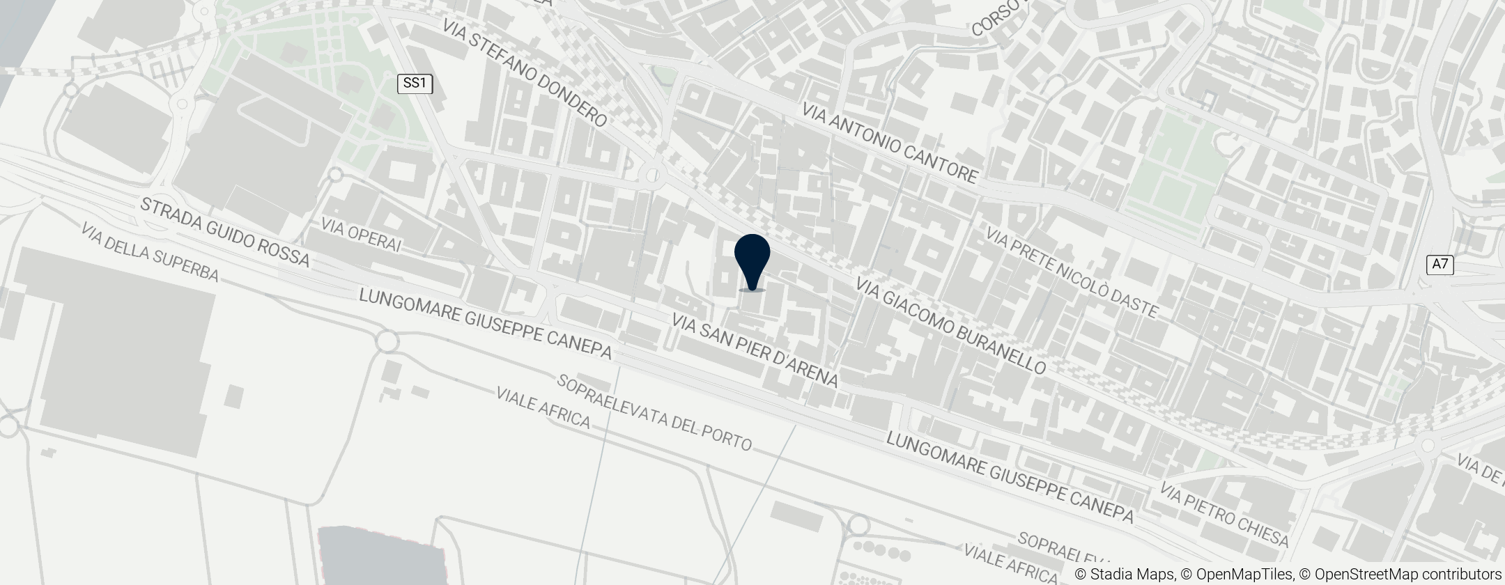 Map of Teatro Gustavo Modena