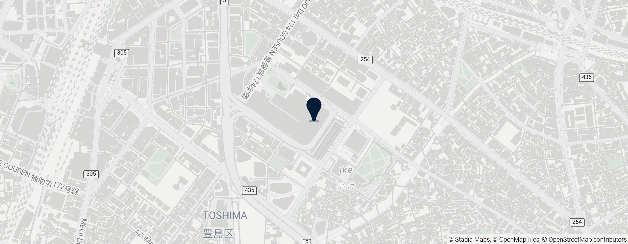 Map of Manten Planetarium