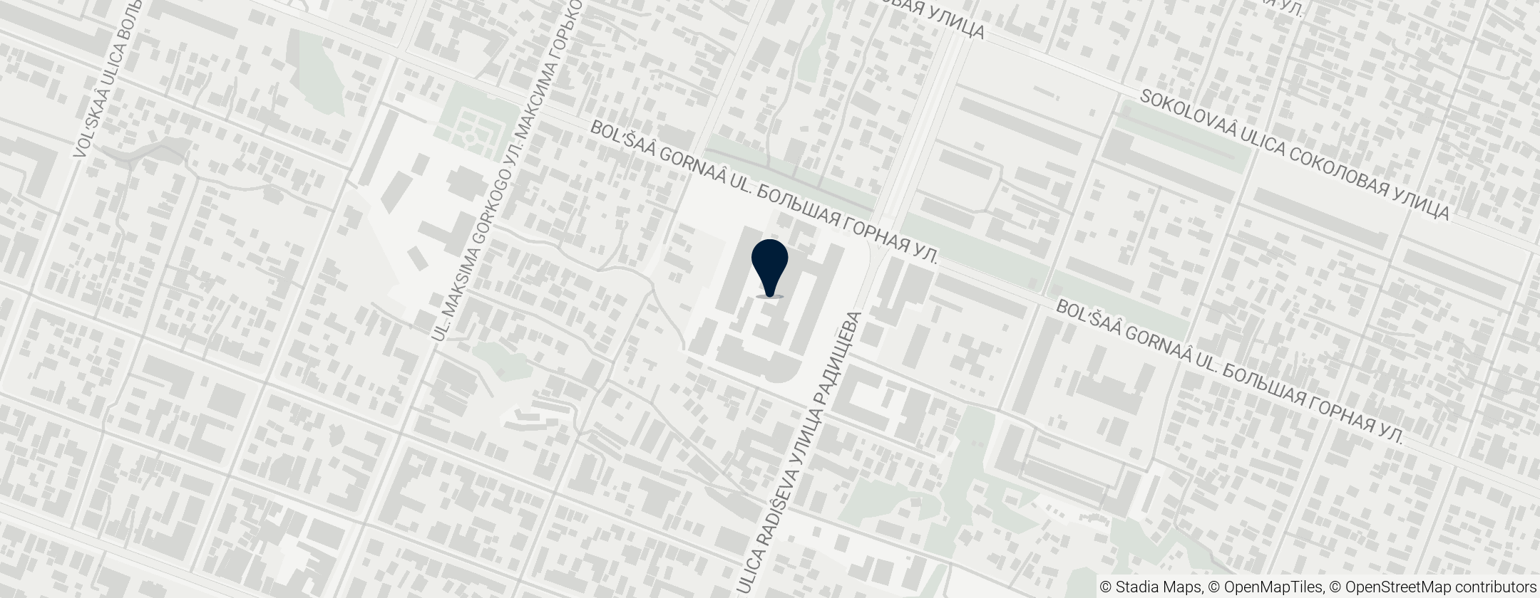 Map of Саратовский социально-экономический институт Российского экономического университета имени Г.В.Плеханова