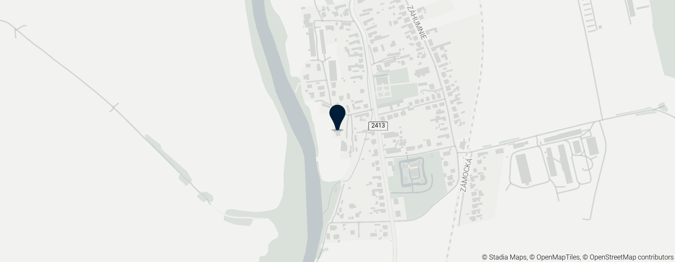 Map of Kościół artykularny w Hronseku