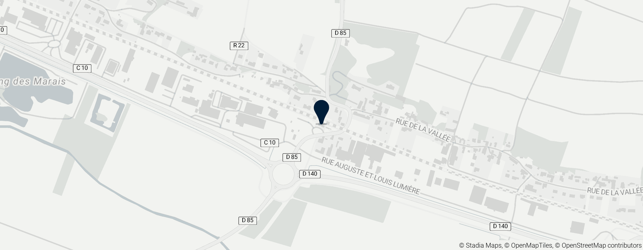 Map of Gare de Véretz - Montlouis