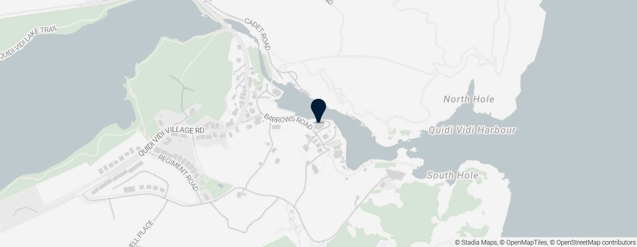 Map of Quidi Vidi Brewery