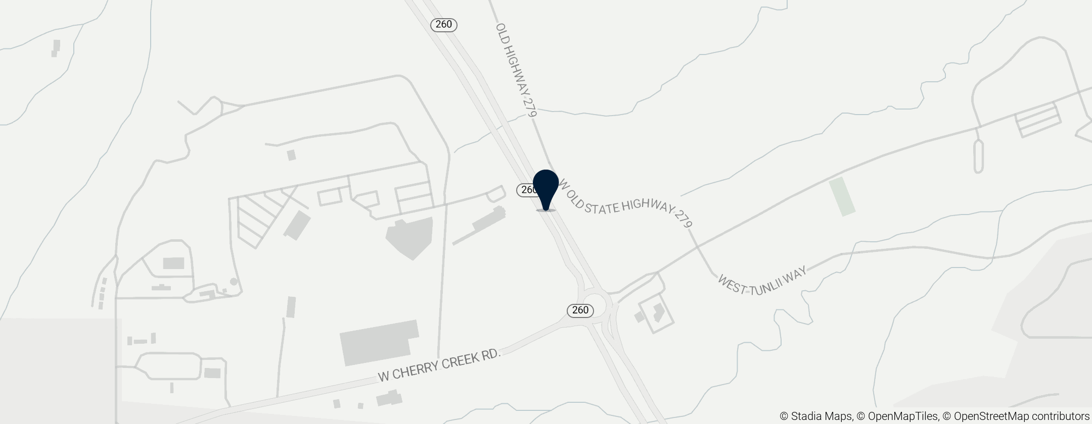 Map of Out of Africa Wildlife Park Camp Verde