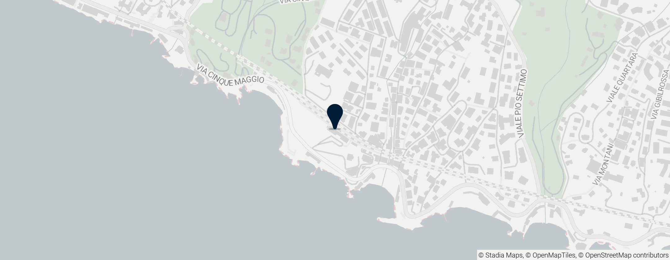 Map of Genova Quarto dei Mille