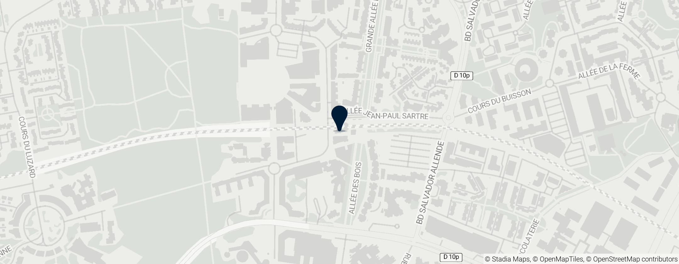 Map of Parking Vélos Île-de-France Mobilités