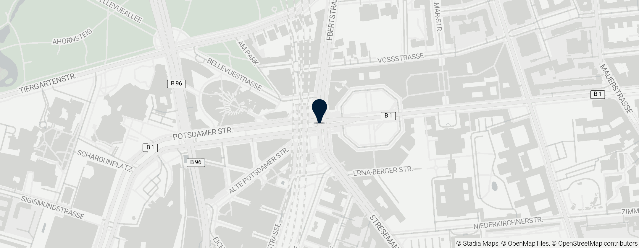 Map of Potsdamer Platz