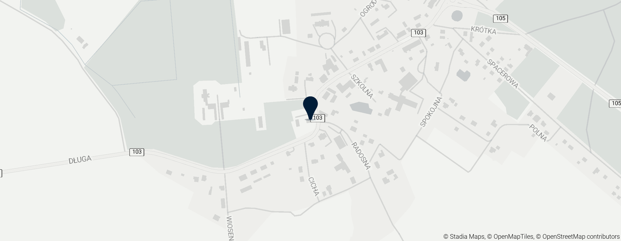 Map of Kościół Świętej Trójcy w Świerznie