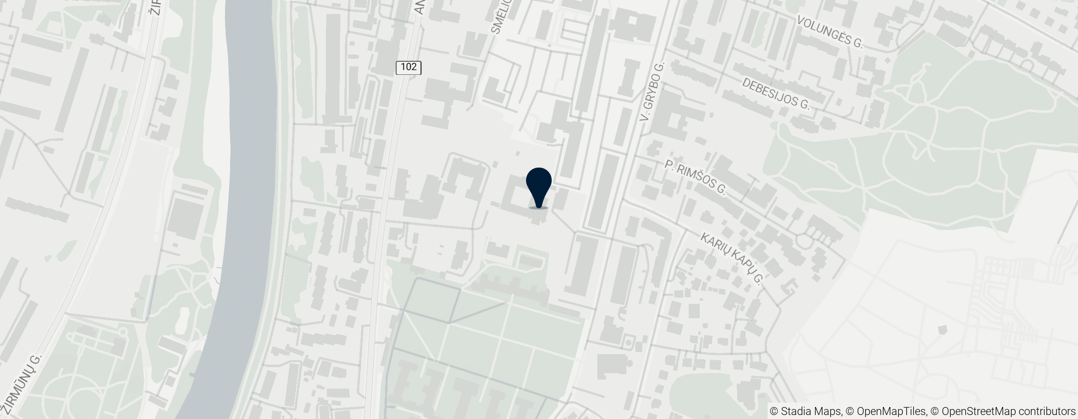 Map of Костёл Господа Иисуса