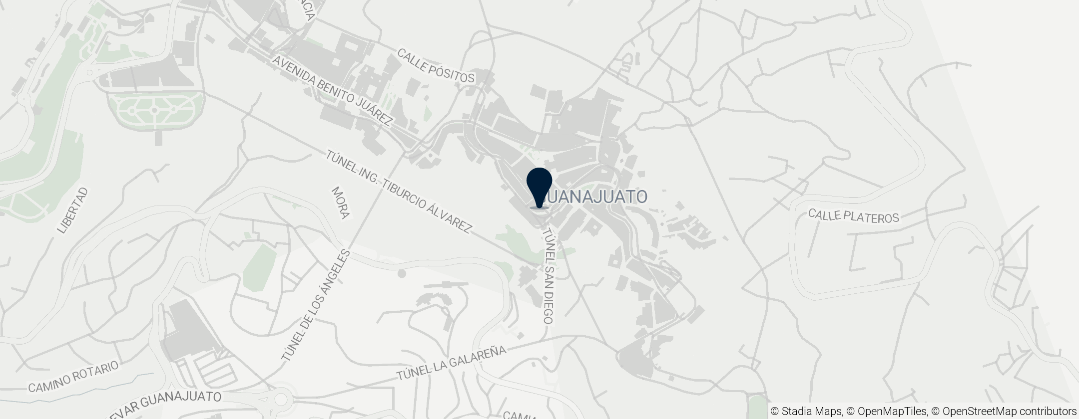 Map of Guanajuato Grill