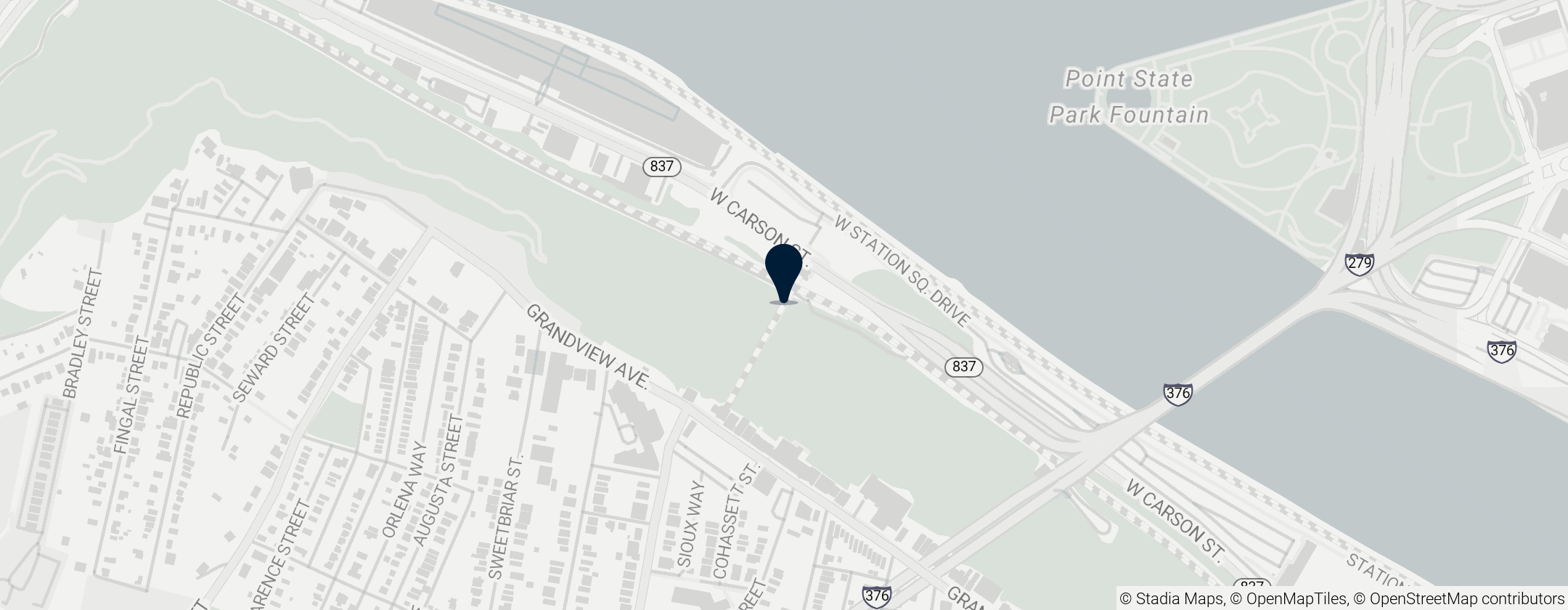 Map of Funiculaire Duquesne