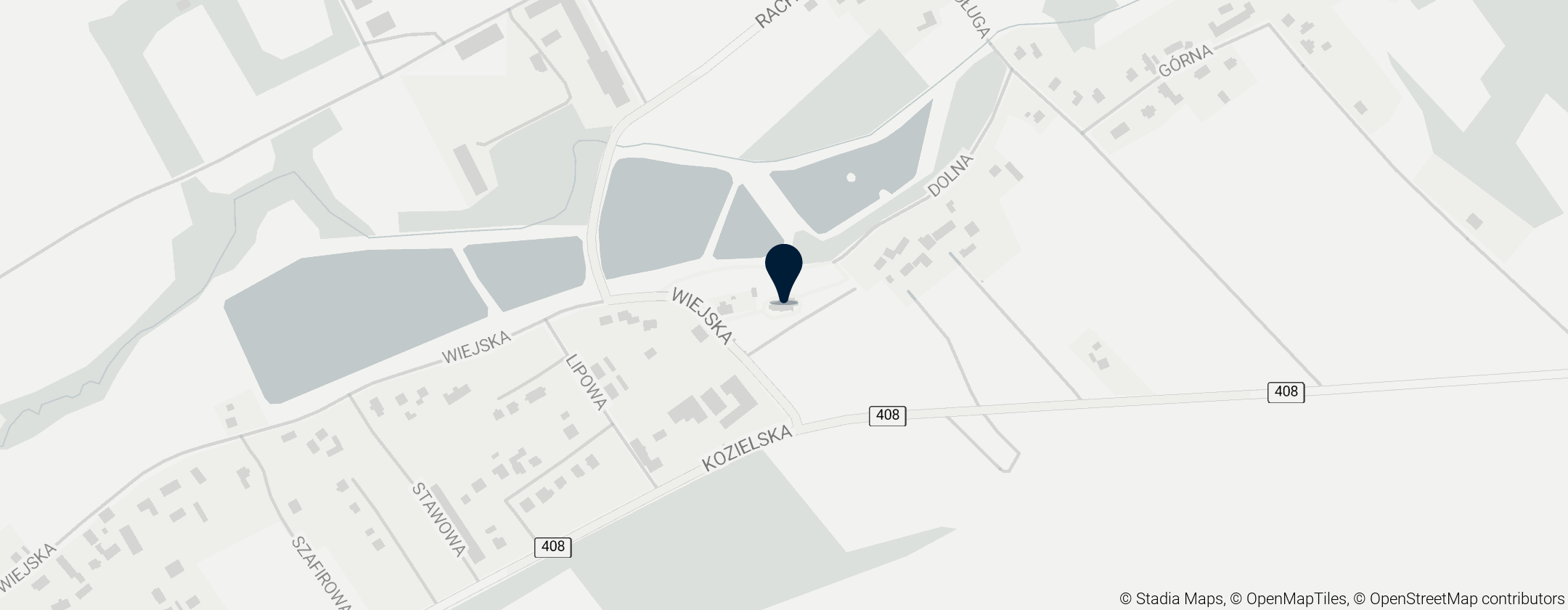 Map of Kościół św. Katarzyny Aleksandryjskiej w Sierakowicach