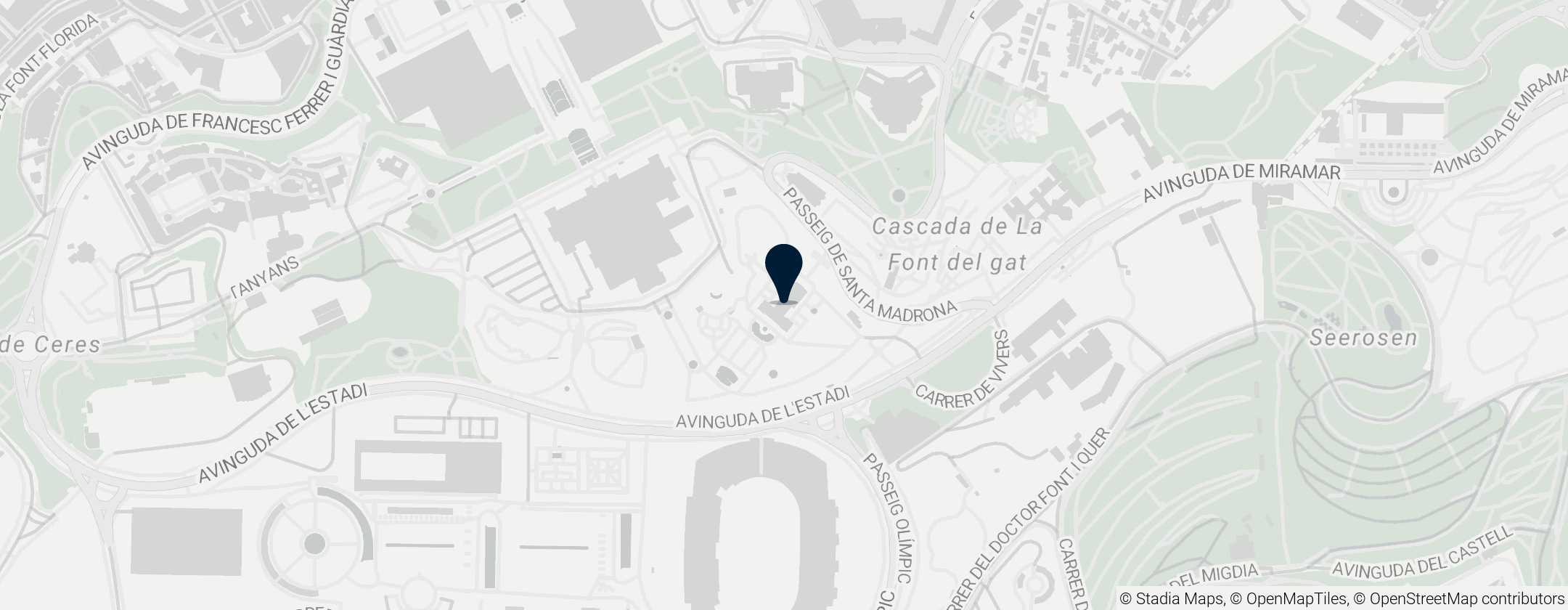 Map of Palace of Albéniz