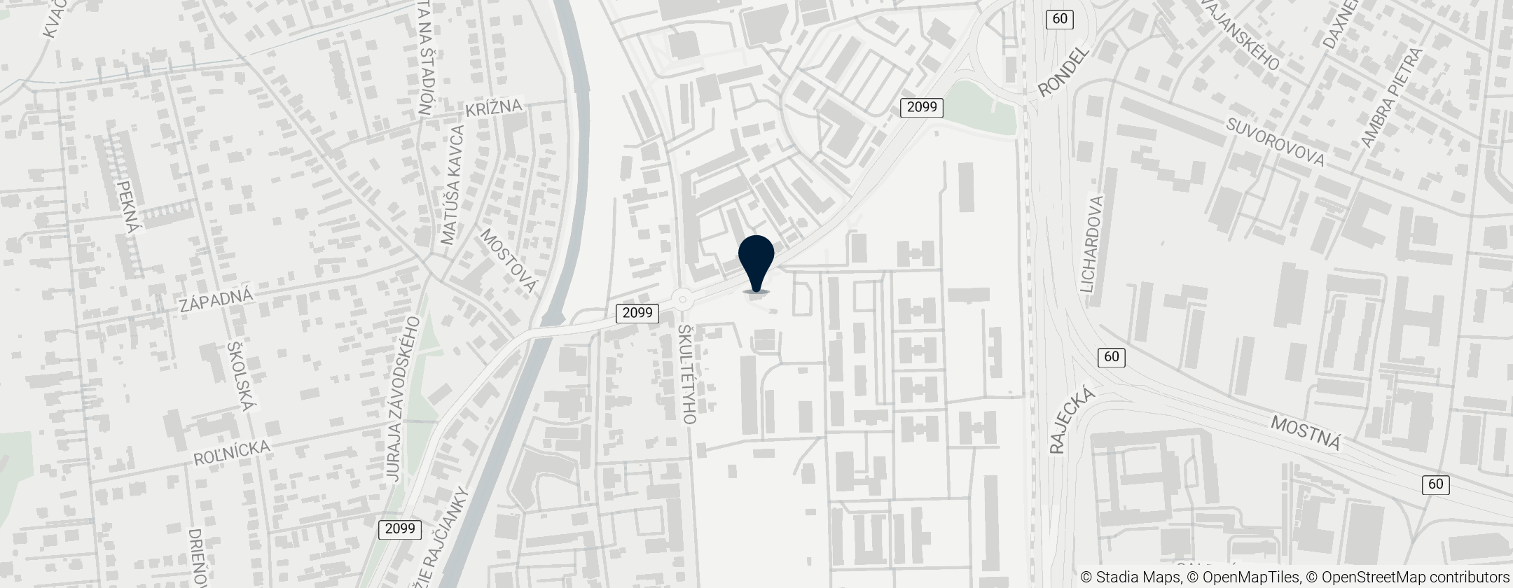 Map of Kostel svatého Štěpána Krále