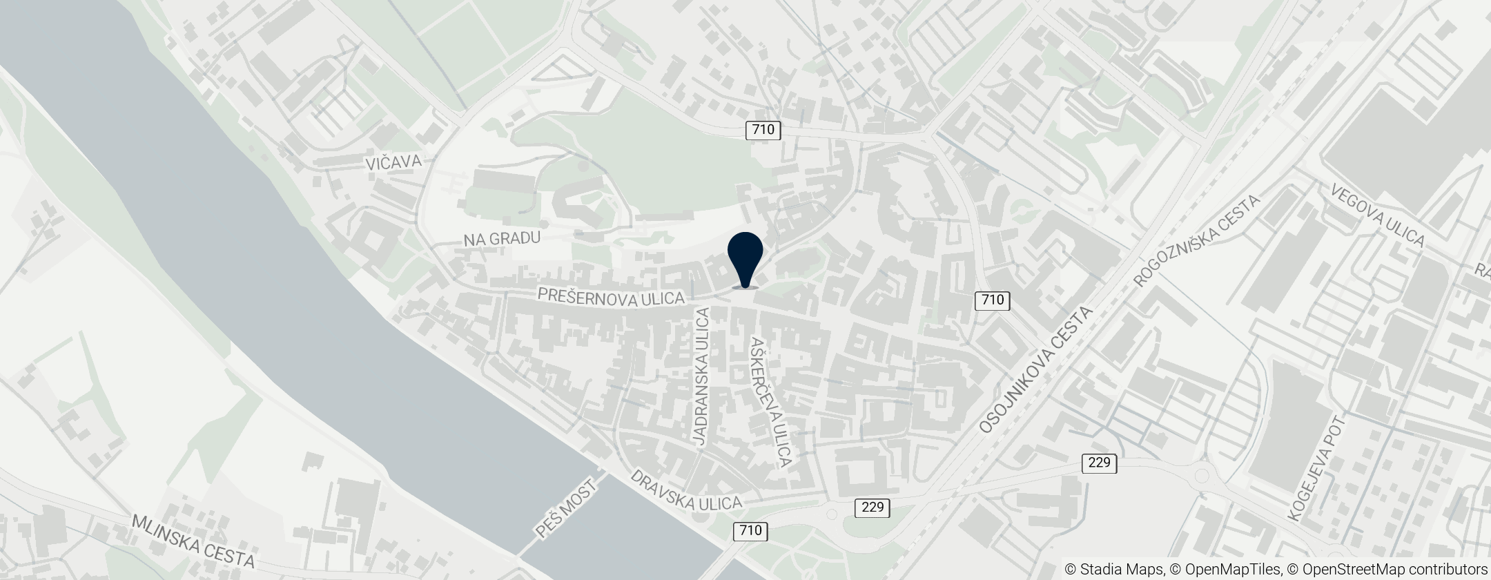 Map of Slovenian Square Ptuj