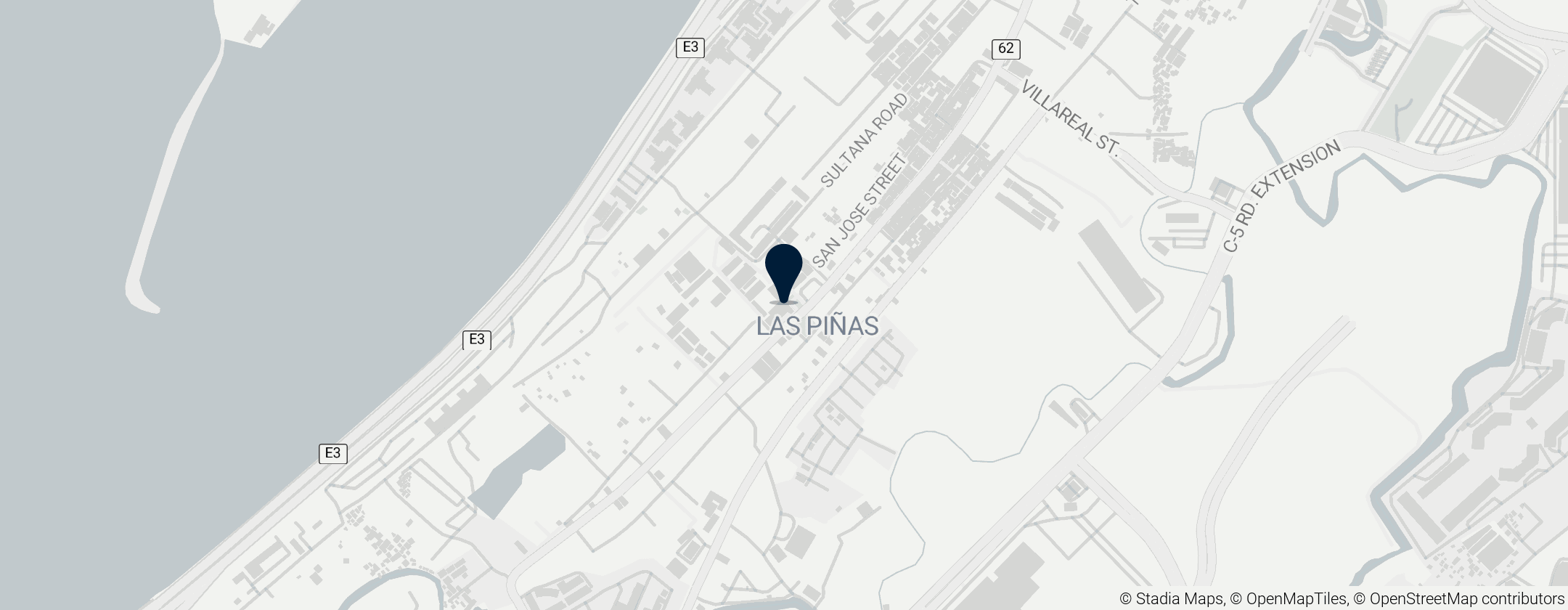 Map of Las Piñas Bamboo Organ