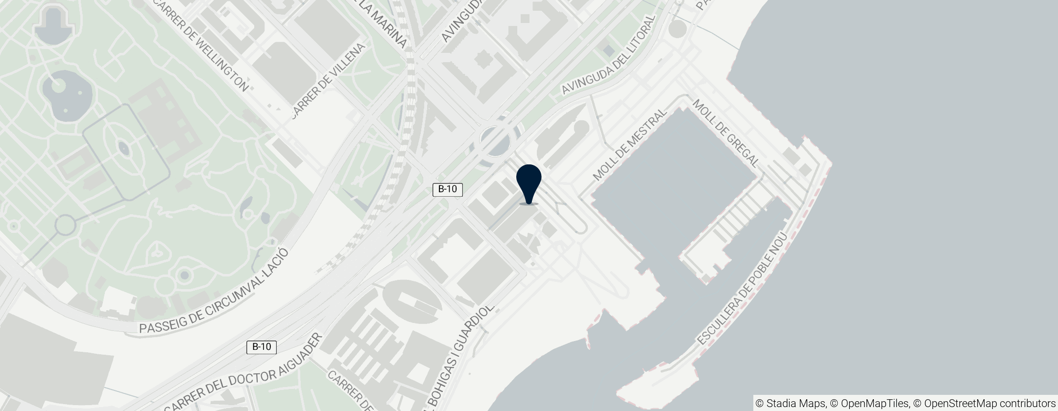 Map of Casino Barcelona