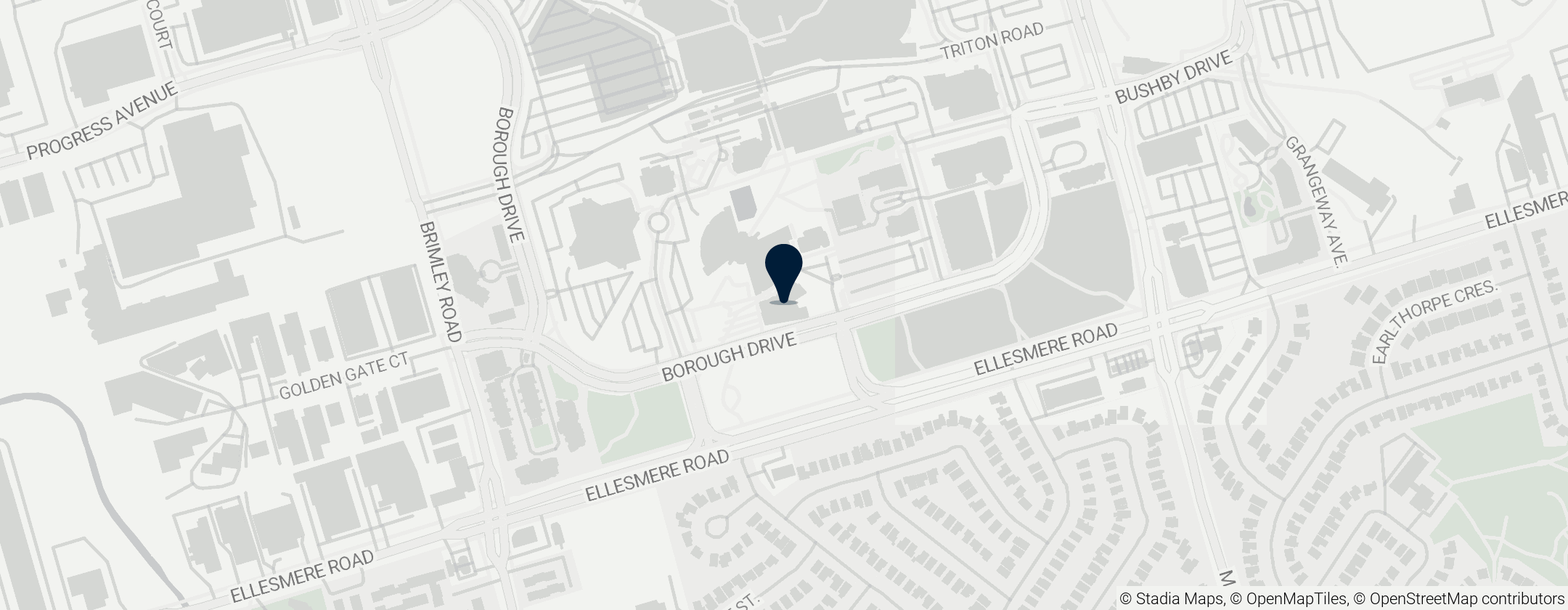 Map of Toronto Public Library - Scarborough Civic Centre