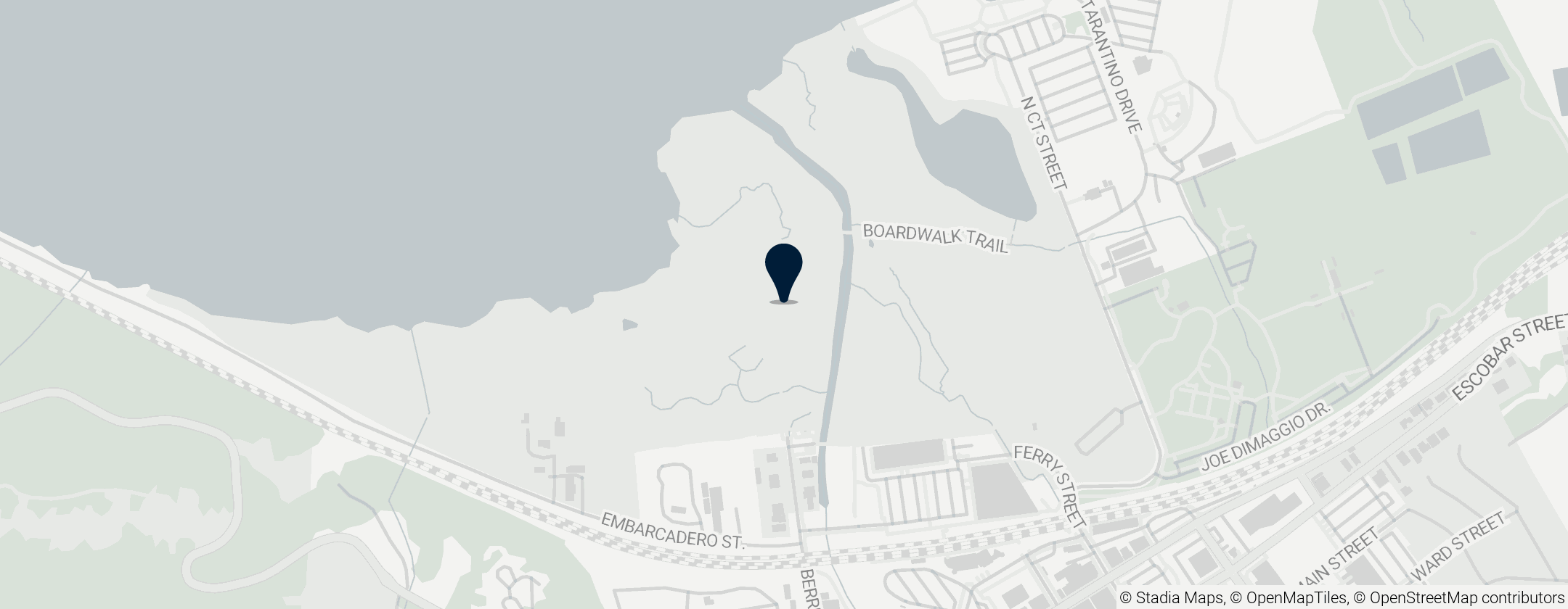 Map of Radke Martinez Regional Shoreline