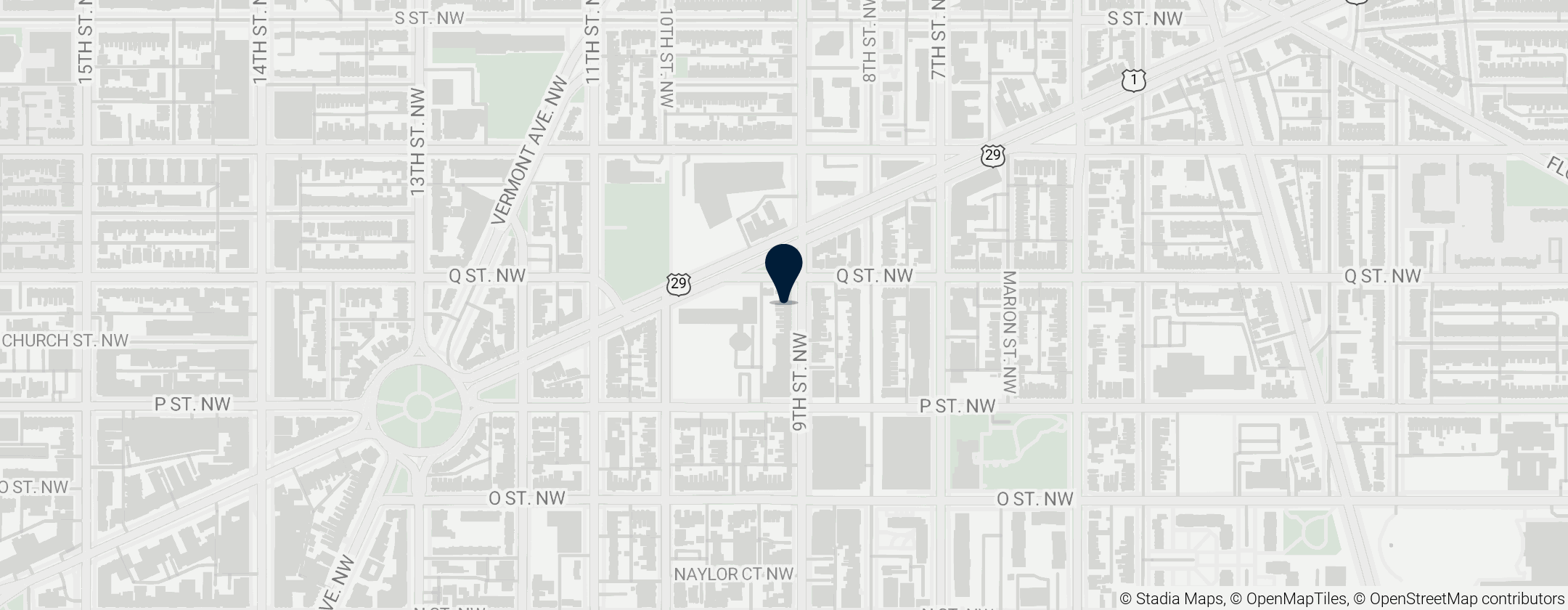 Map of Carter G. Woodson Home National Historic Site