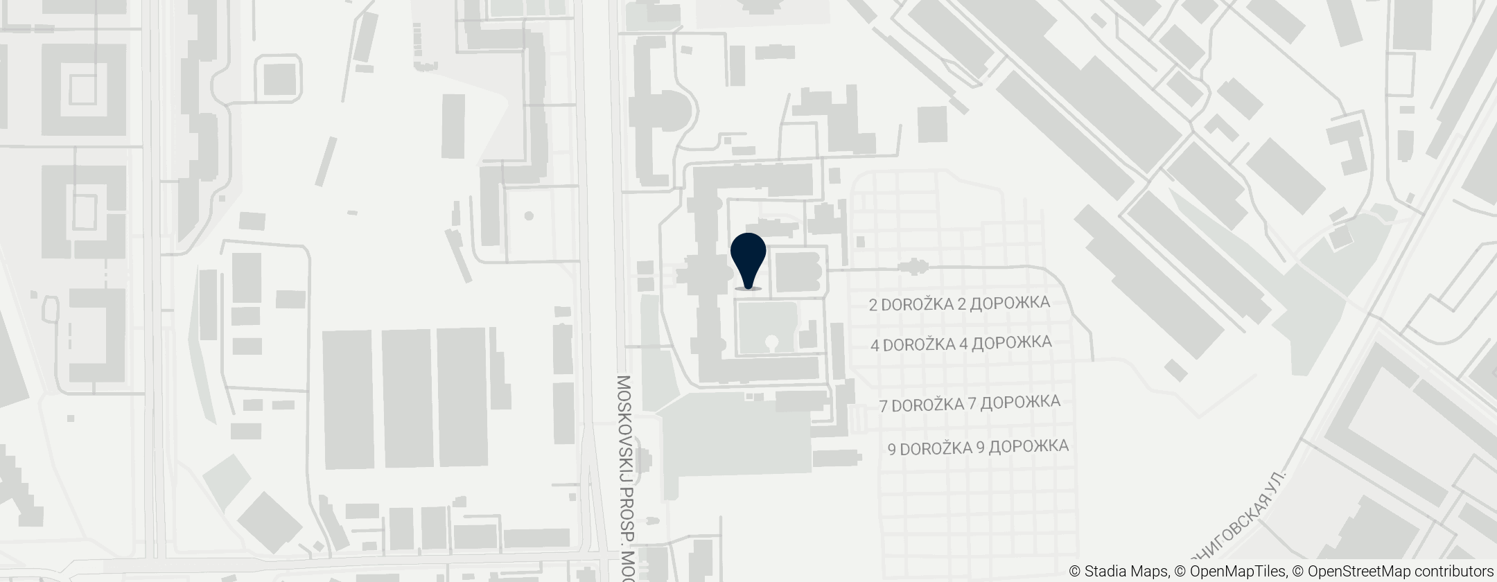 Map of Воскресенский Новодевичий монастырь